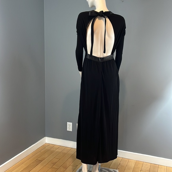 NWT Rosetta Getty Black Backless Dress Sz Small - Picture 7 of 14